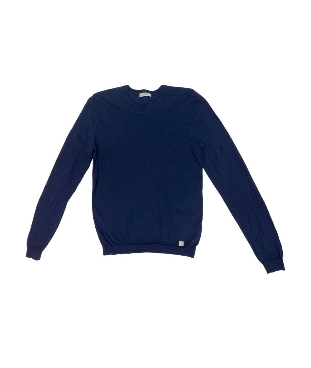 VERSACE COLLECTION Темно-синий джемпер / свитер, фото 6