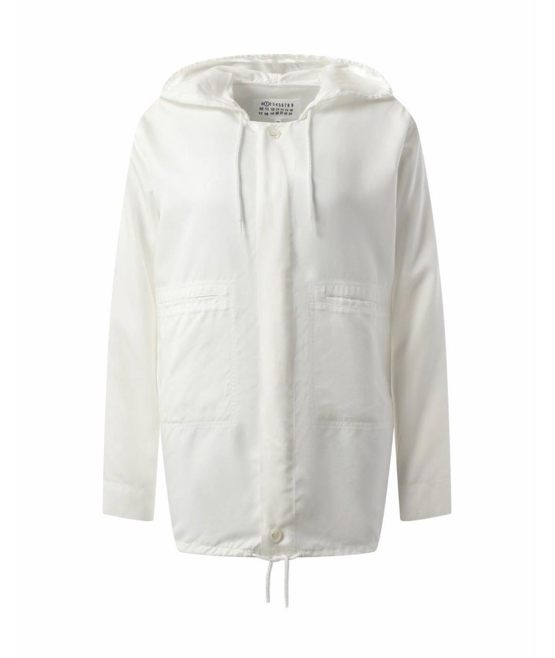 MM6 MAISON MARGIELA Белая вискозная рубашка, фото 8