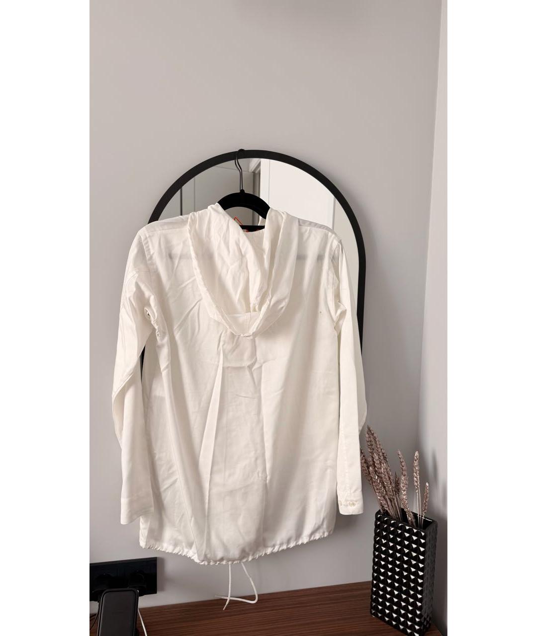 MM6 MAISON MARGIELA Белая вискозная рубашка, фото 7