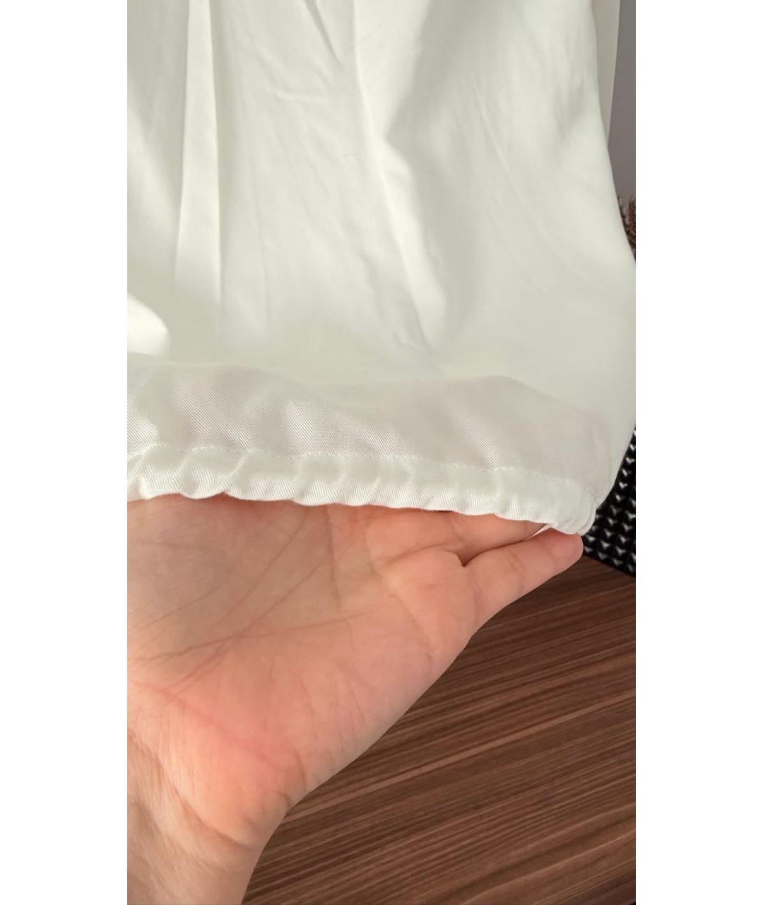 MM6 MAISON MARGIELA Белая вискозная рубашка, фото 4