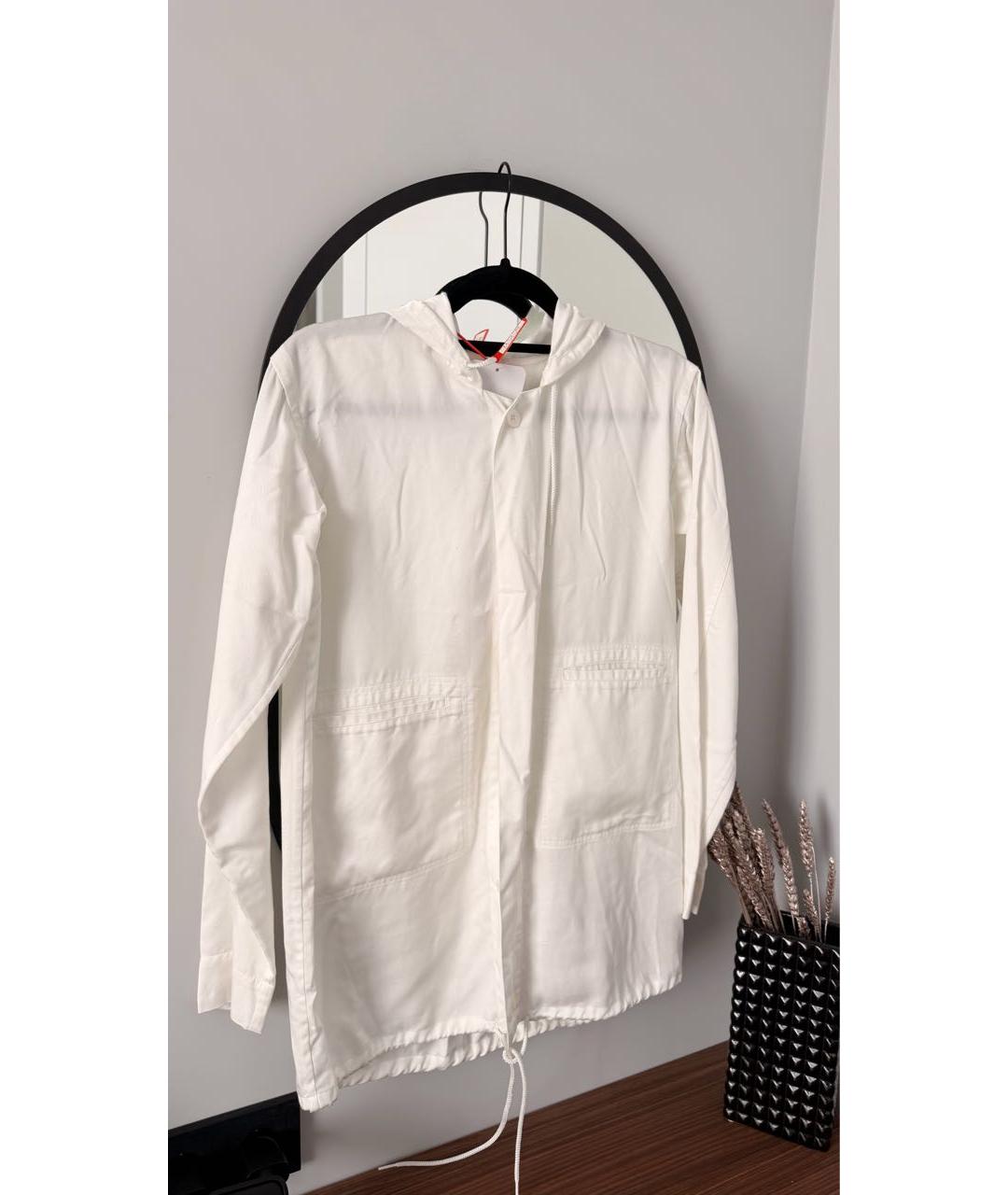 MM6 MAISON MARGIELA Белая вискозная рубашка, фото 3