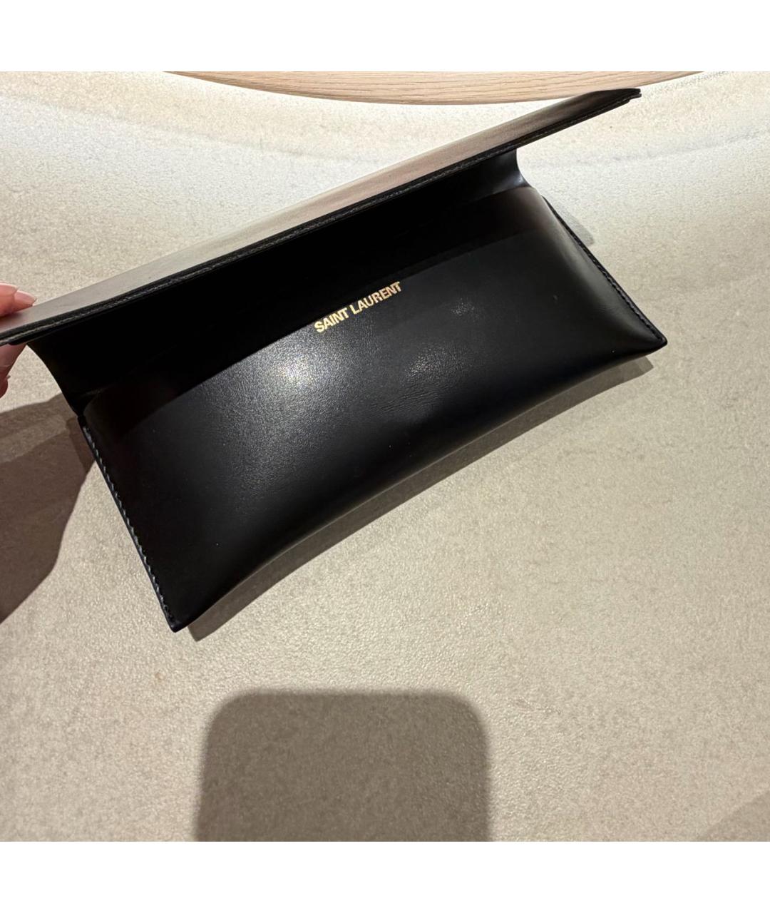 SAINT LAURENT Черные пластиковые солнцезащитные очки, фото 8