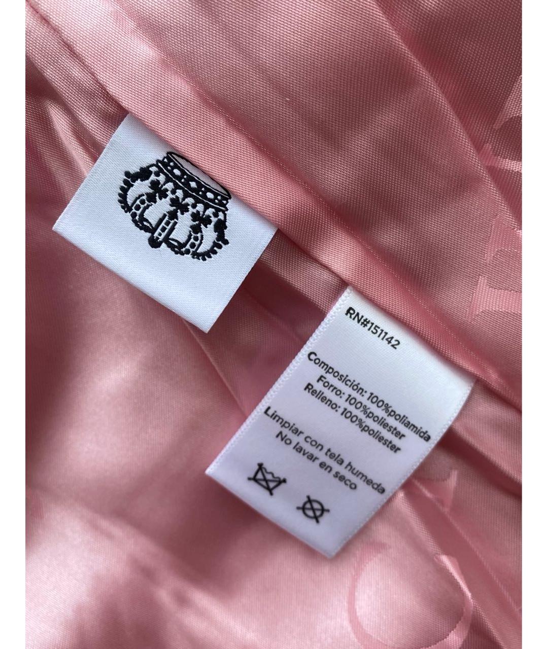 JUICY COUTURE Розовый полиэстеровый жилет, фото 7