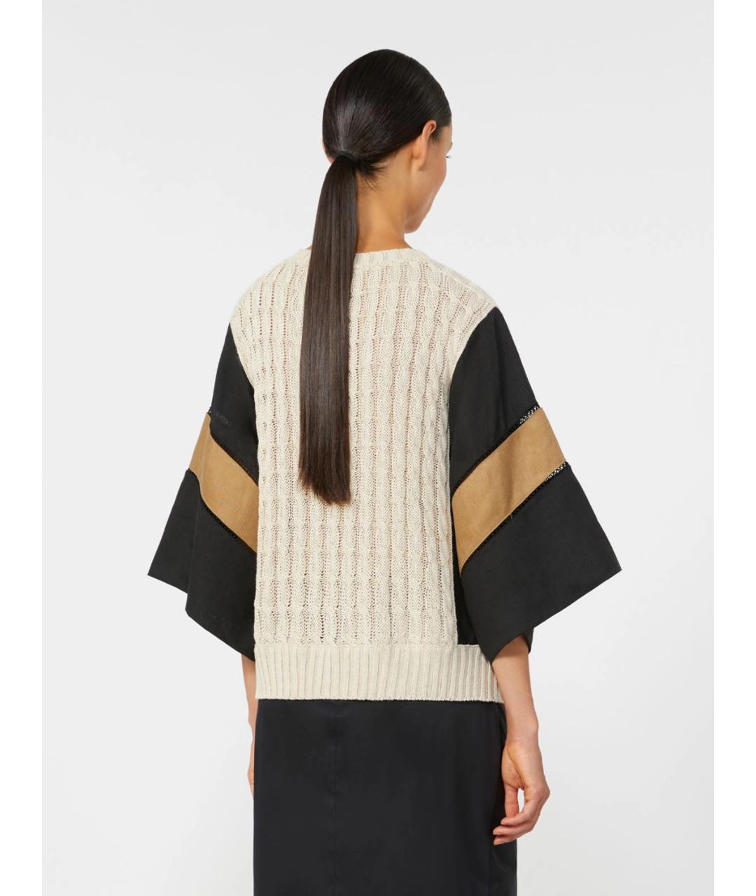 MAX MARA Мульти льняной джемпер / свитер, фото 4