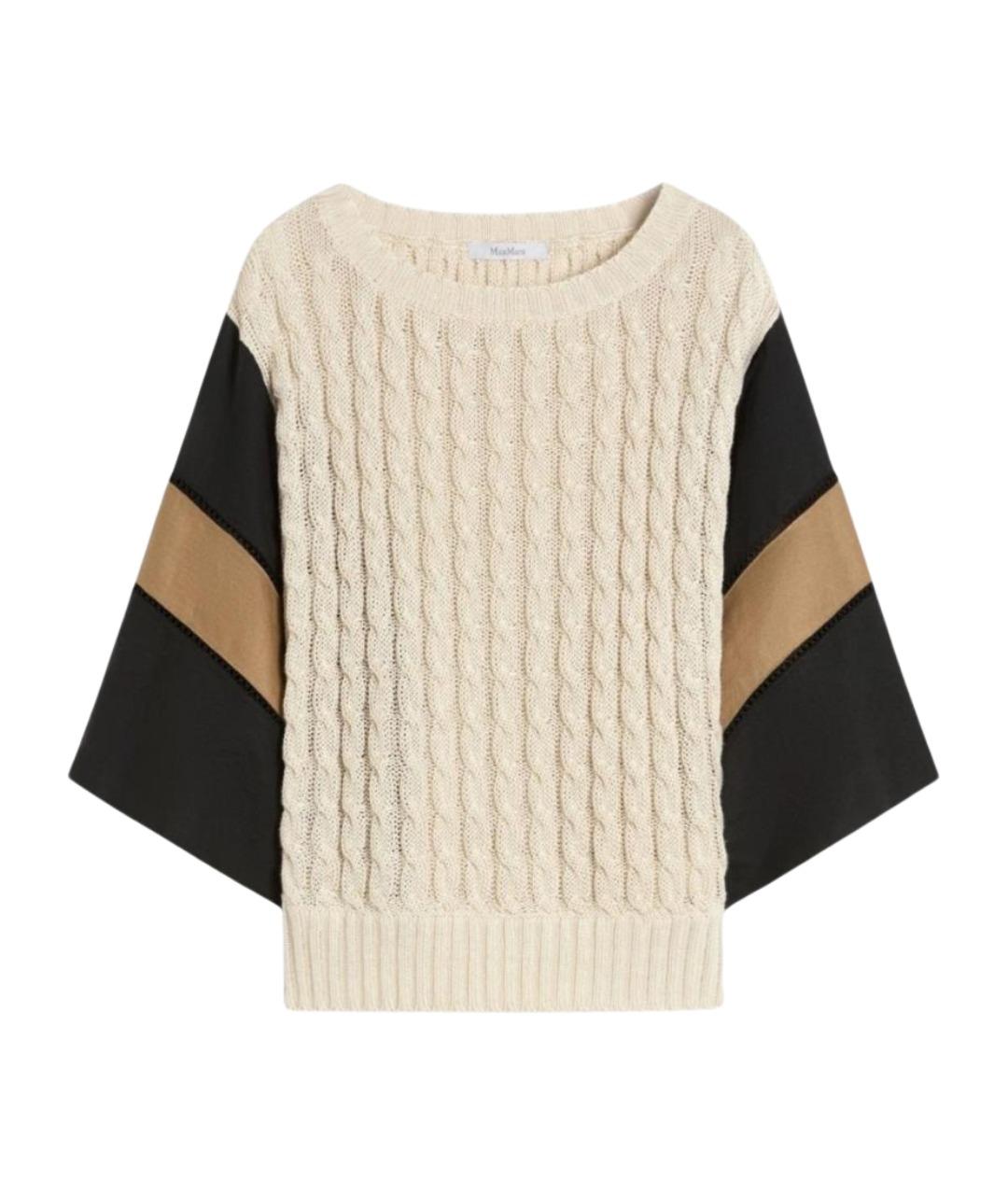 MAX MARA Мульти льняной джемпер / свитер, фото 1