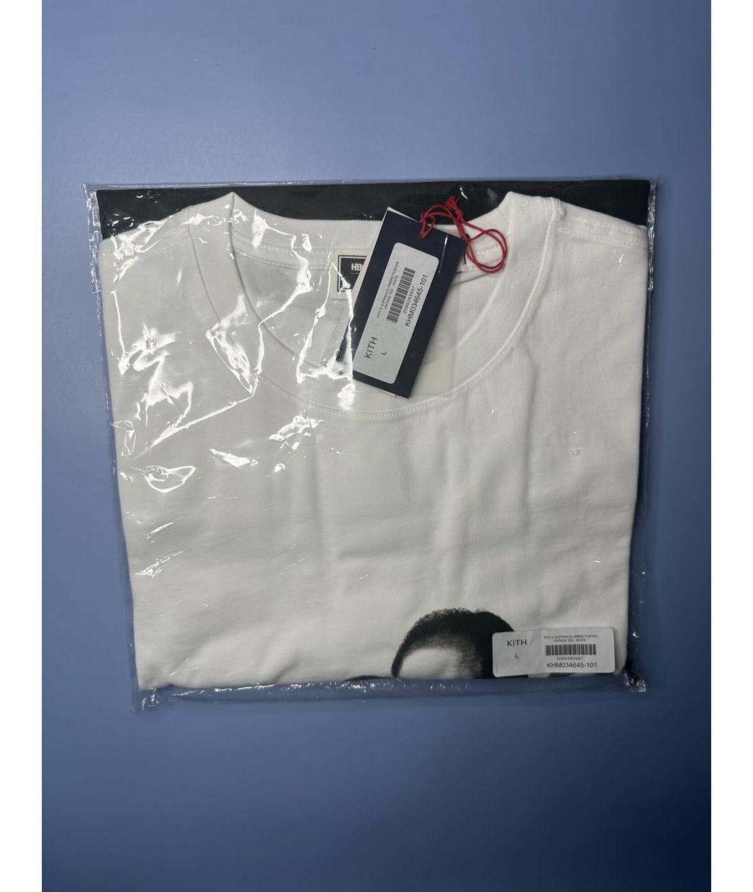 KITH Белая хлопковая футболка, фото 7
