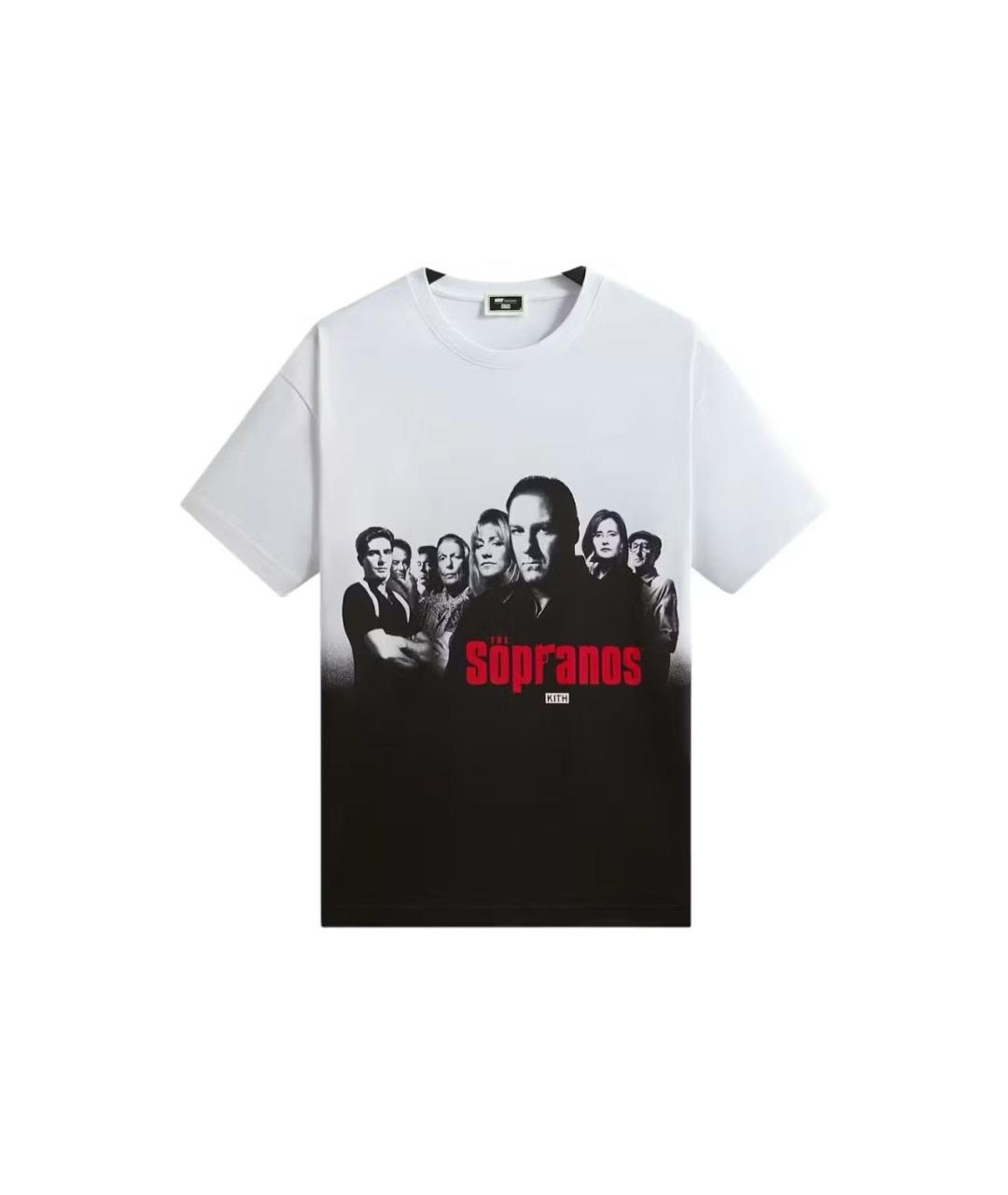 KITH Белая хлопковая футболка, фото 9