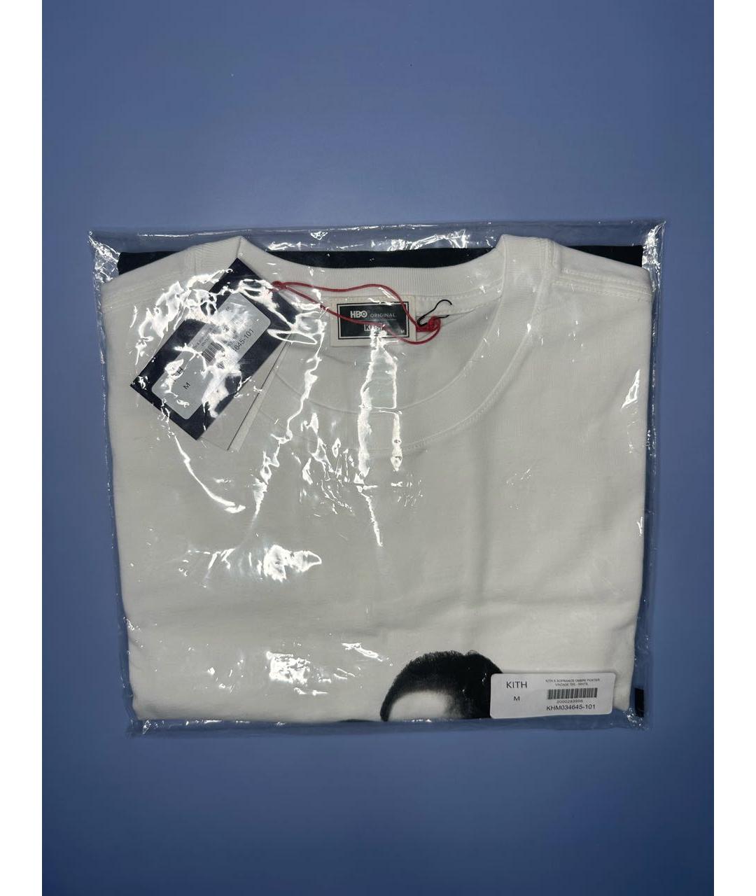 KITH Белая хлопковая футболка, фото 2