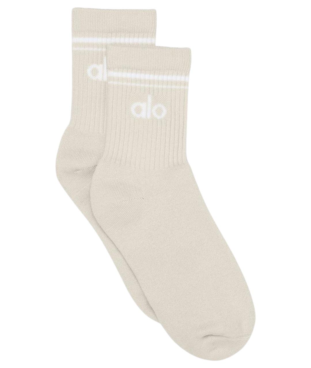 ALO YOGA Бежевые носки, чулки и колготы, фото 1