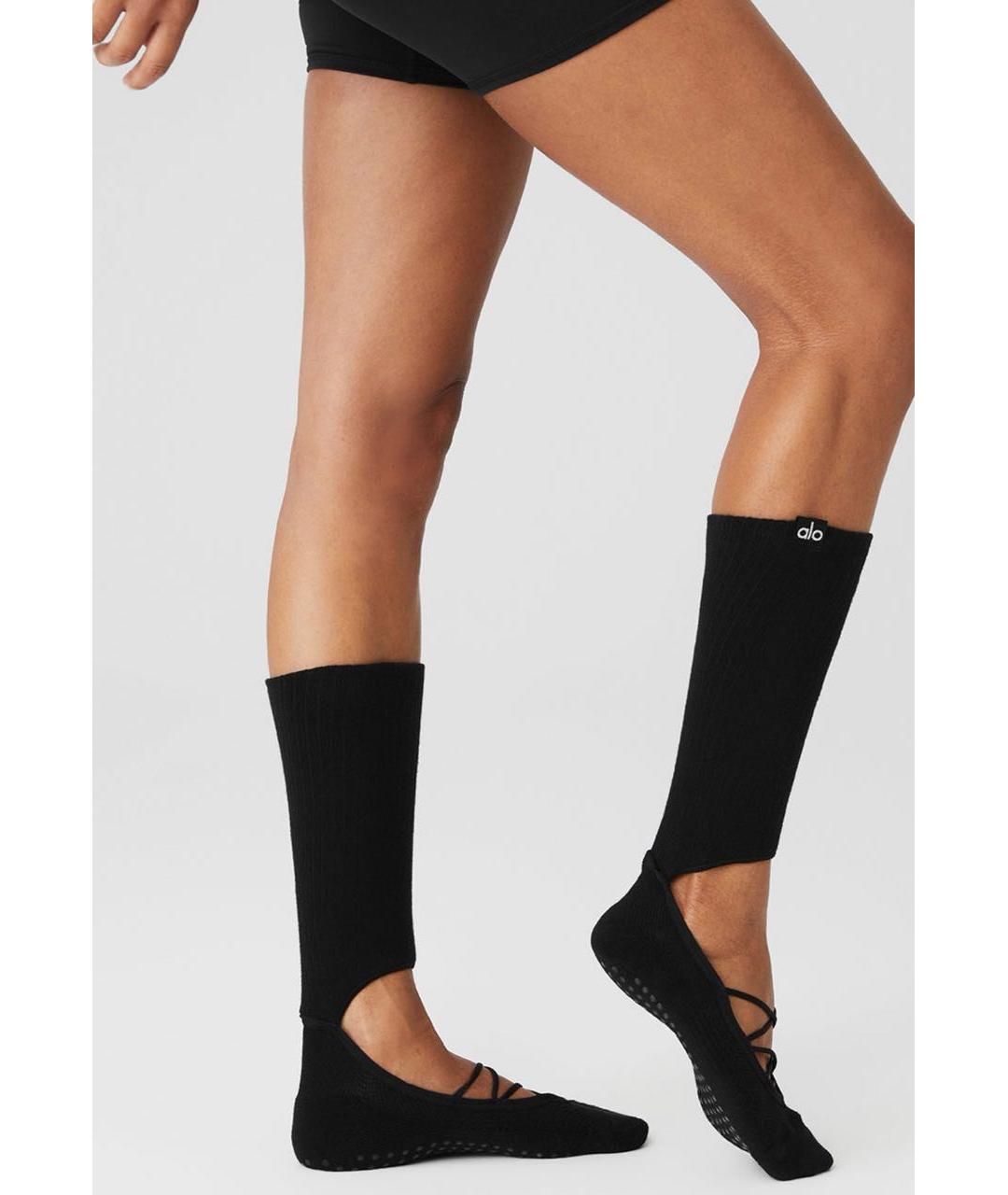 ALO YOGA Черные носки, чулки и колготы, фото 4