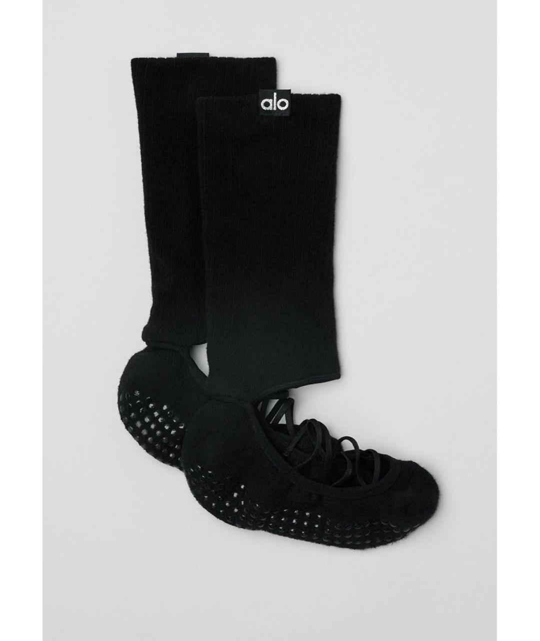 ALO YOGA Черные носки, чулки и колготы, фото 5