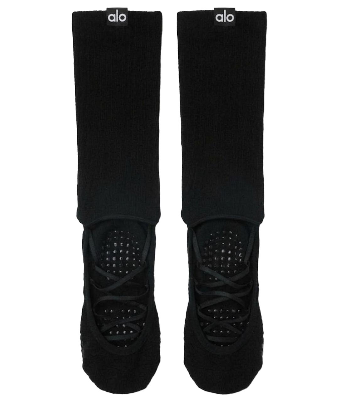 ALO YOGA Черные носки, чулки и колготы, фото 1
