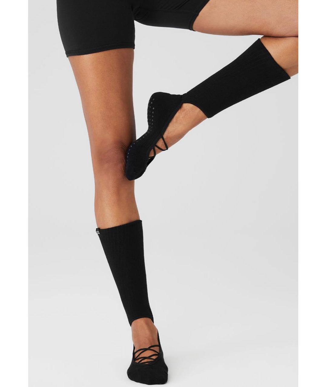 ALO YOGA Черные носки, чулки и колготы, фото 3