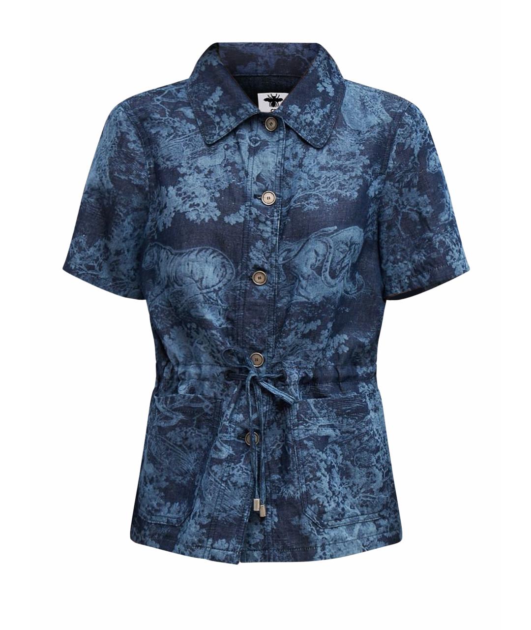 CHRISTIAN DIOR Темно-синий хлопковый костюм с юбками, фото 1