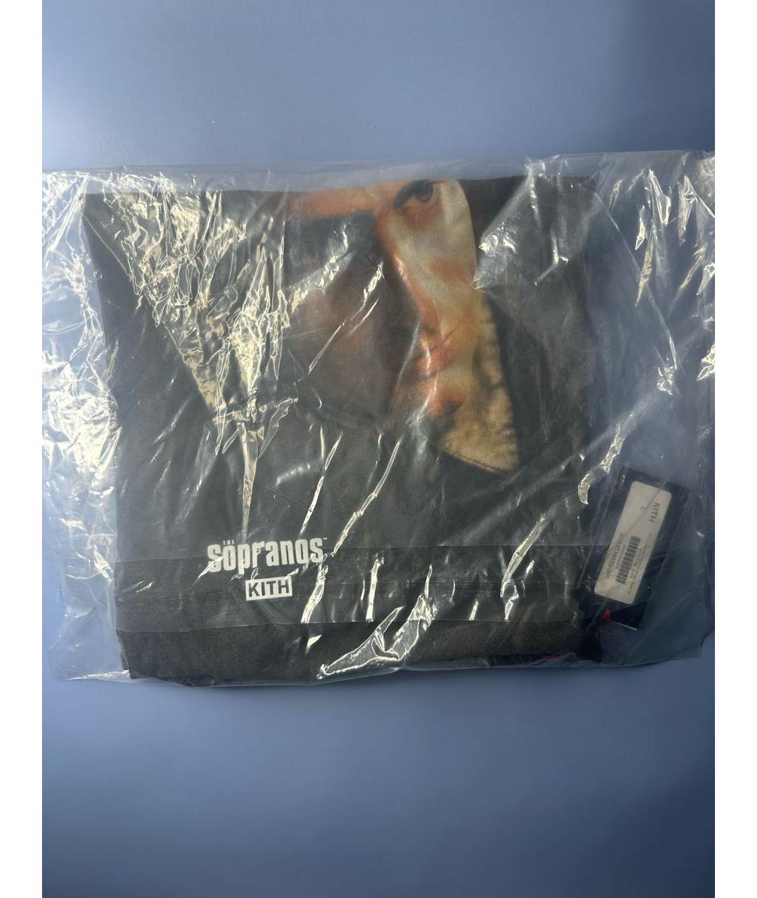 KITH Черная хлопковая футболка, фото 8