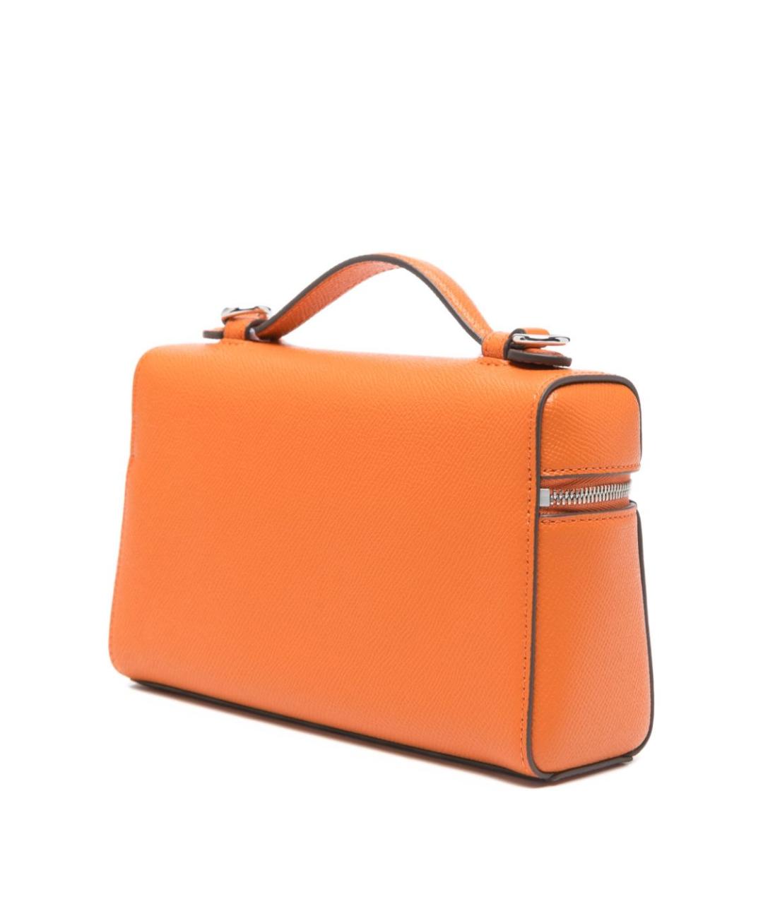 TORY BURCH Оранжевая кожаная сумка через плечо, фото 4