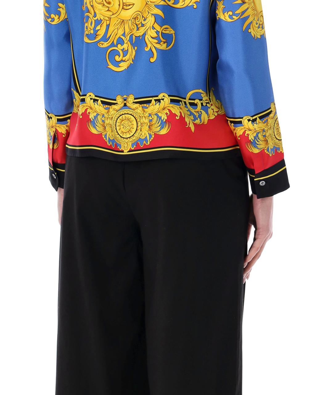 VERSACE Мульти шелковая рубашка, фото 2