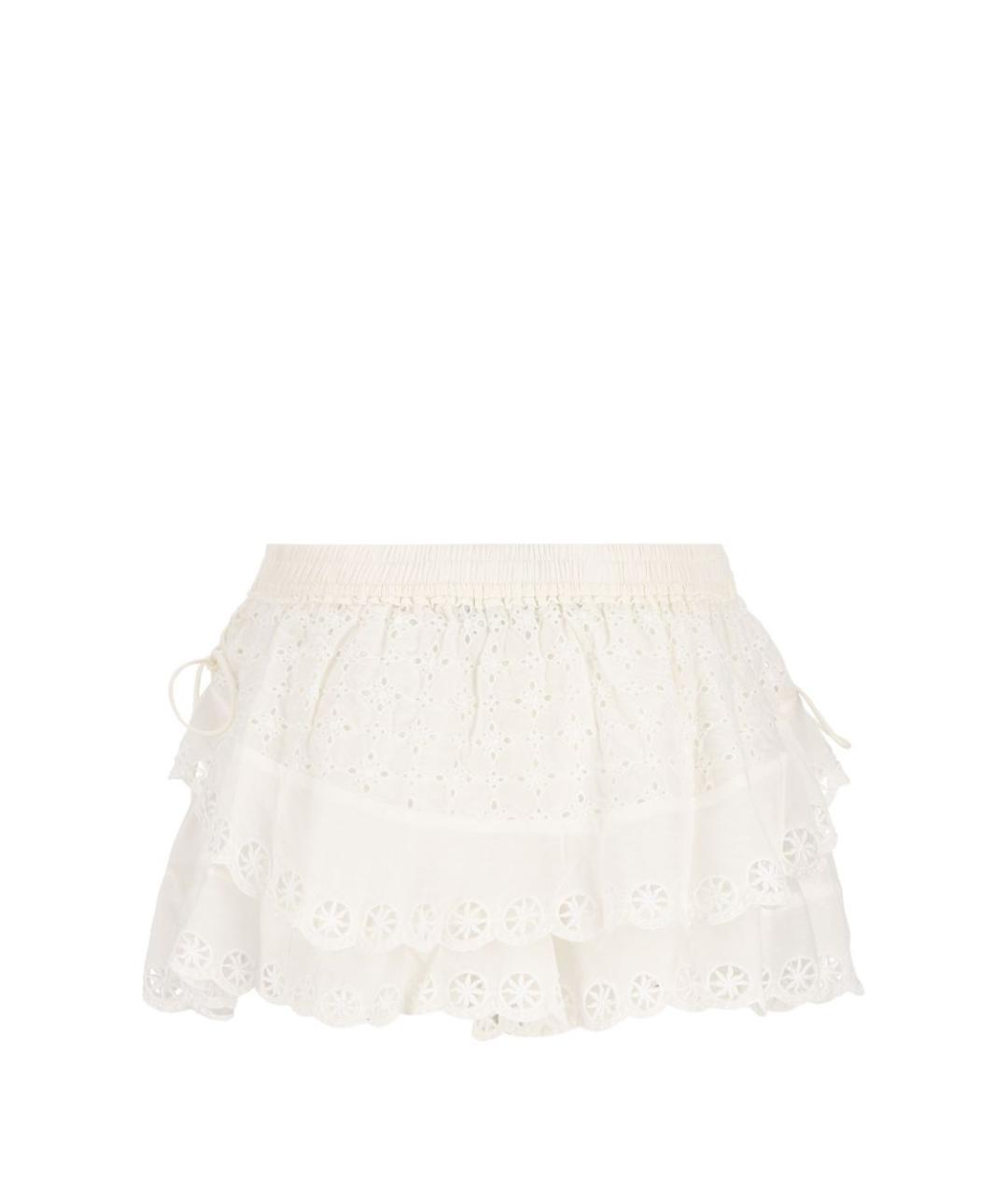 ISABEL MARANT Белые шелковые шорты, фото 3