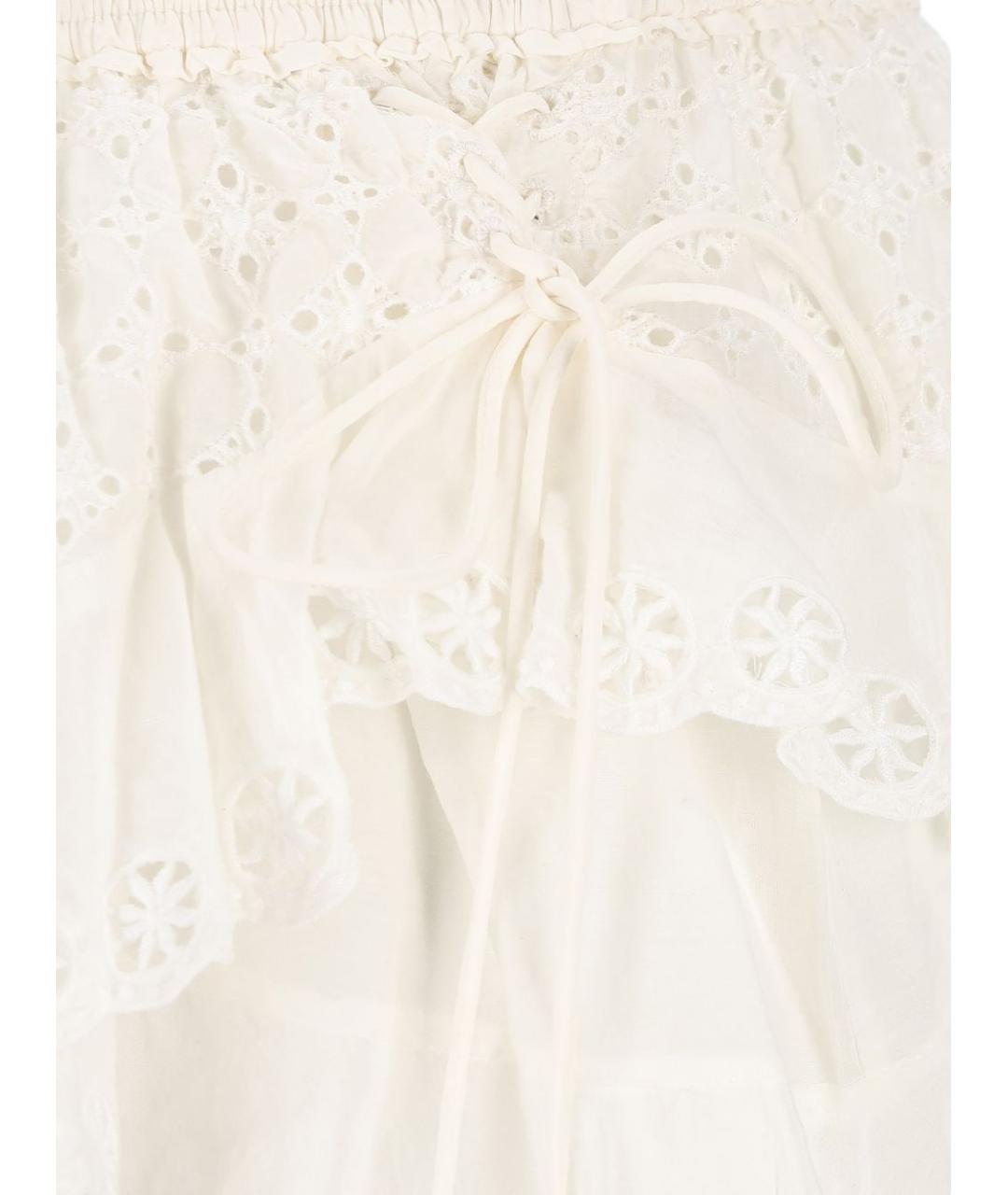 ISABEL MARANT Белые шелковые шорты, фото 2