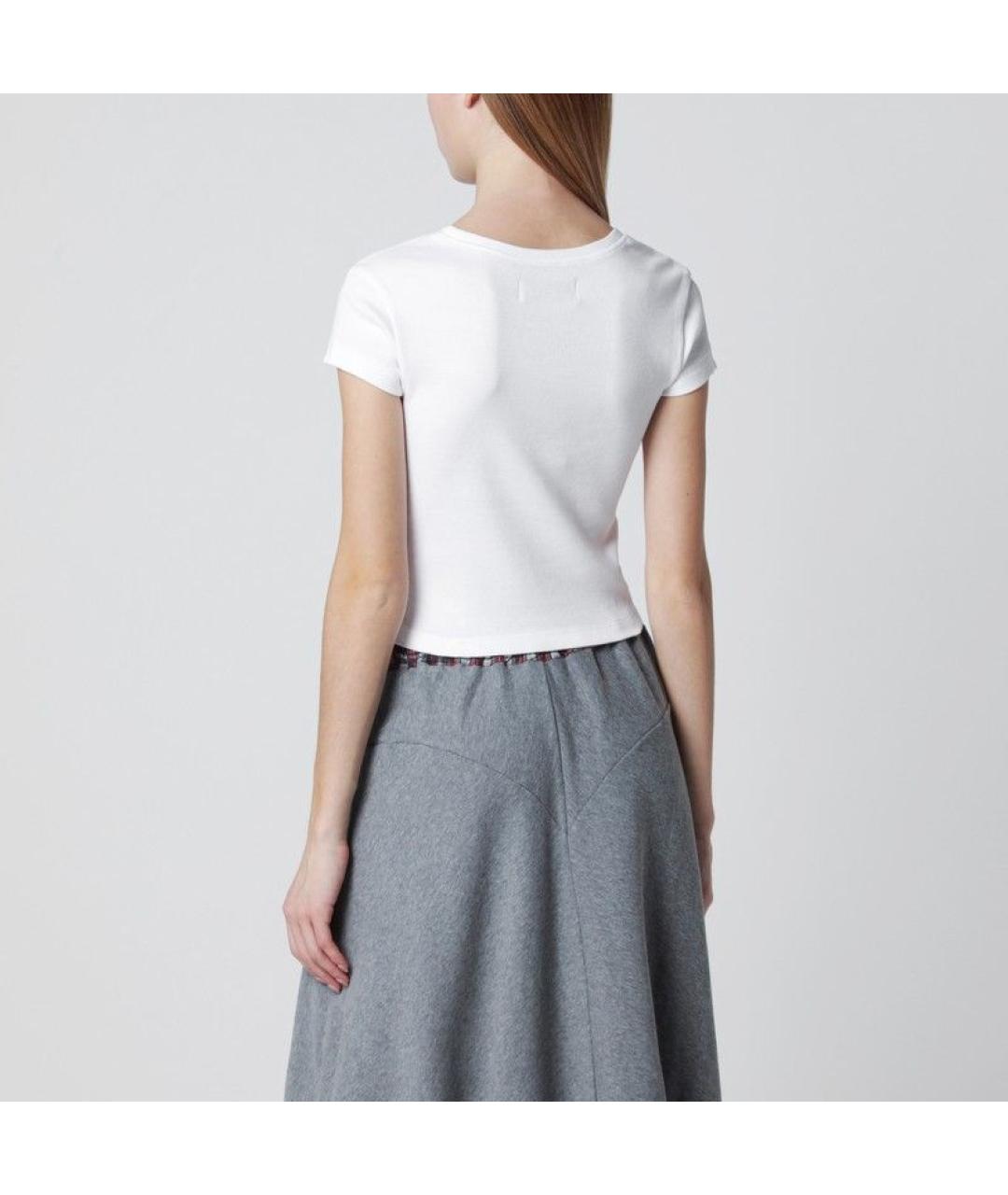 VIVIENNE WESTWOOD Белая хлопковая футболка, фото 3