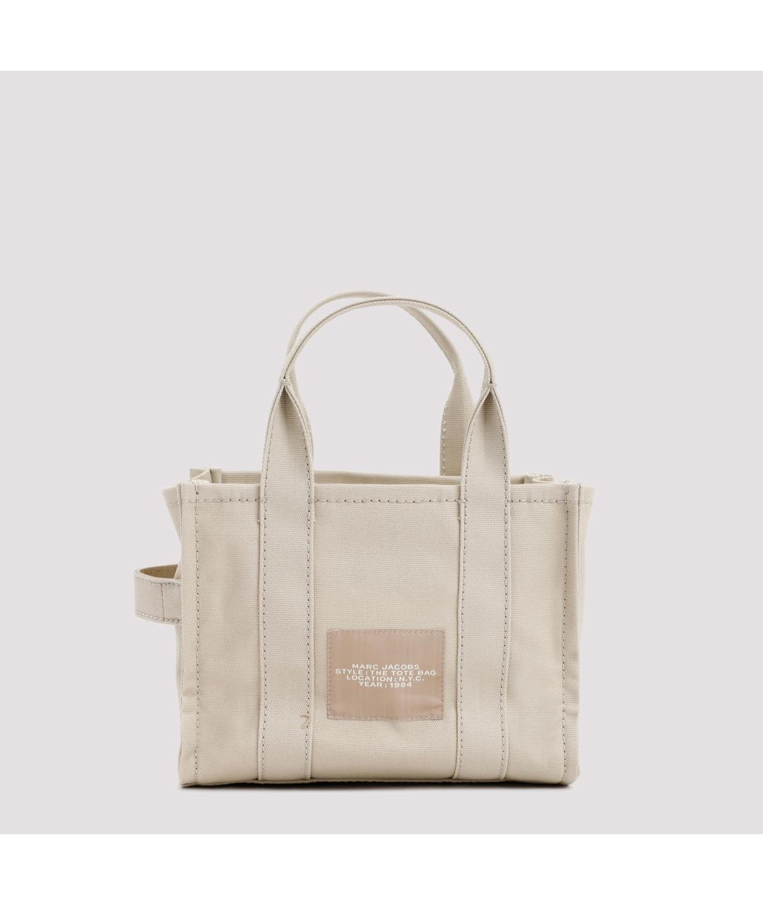 MARC JACOBS Бежевая хлопковая сумка через плечо, фото 3