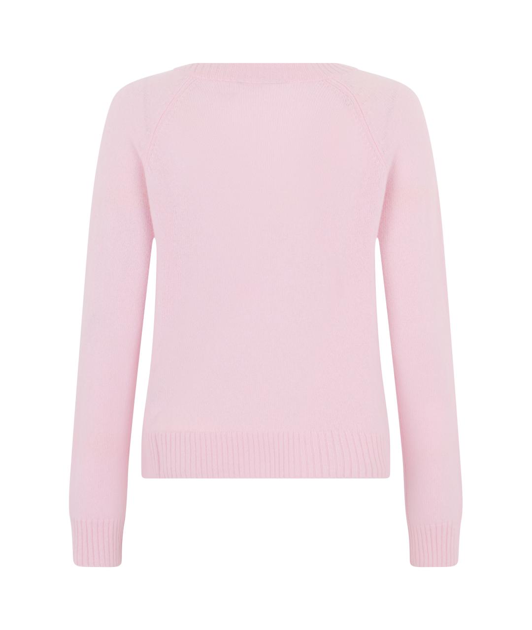 WEEKEND MAX MARA Розовый кашемировый джемпер / свитер, фото 2