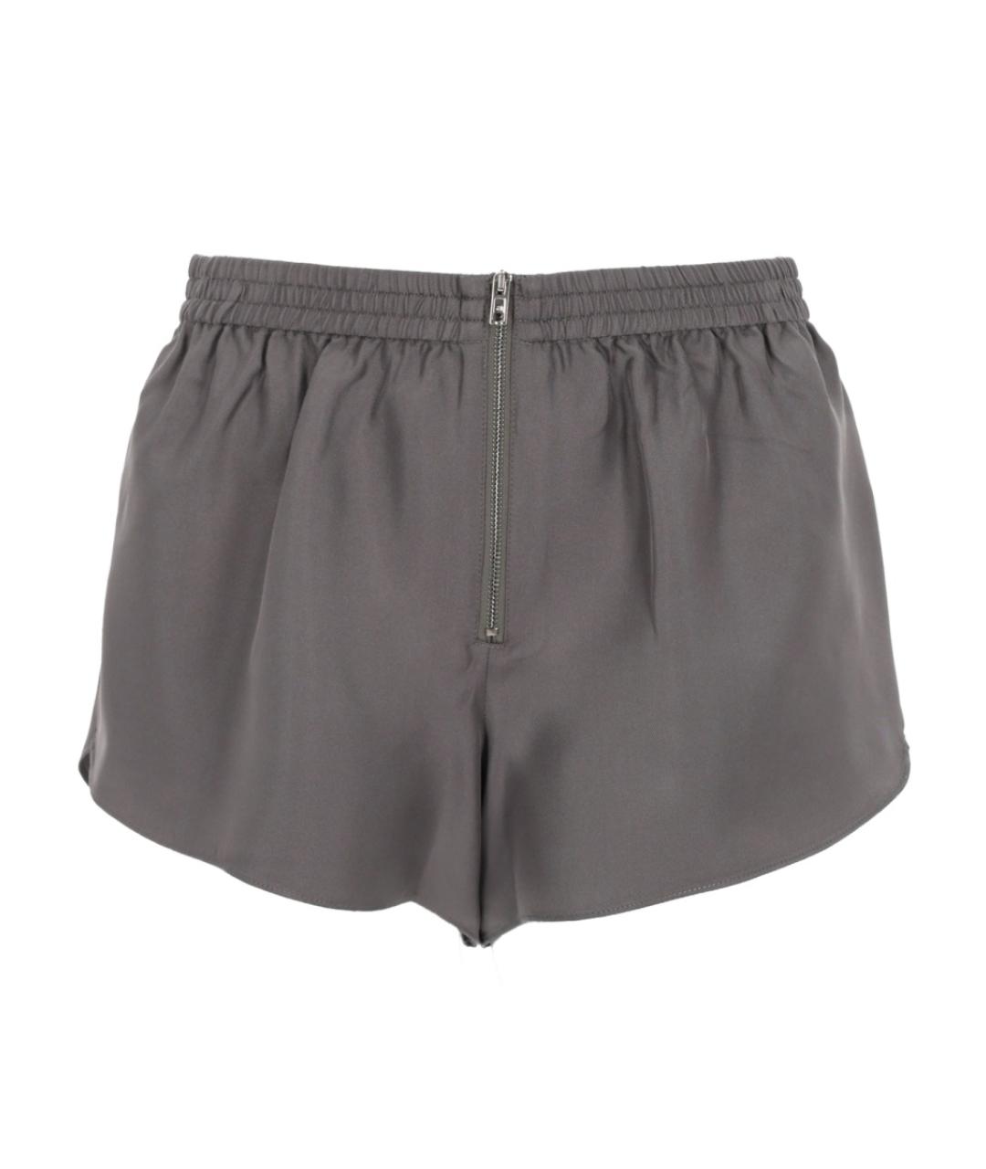 ALEXANDER WANG Серые шелковые шорты, фото 1