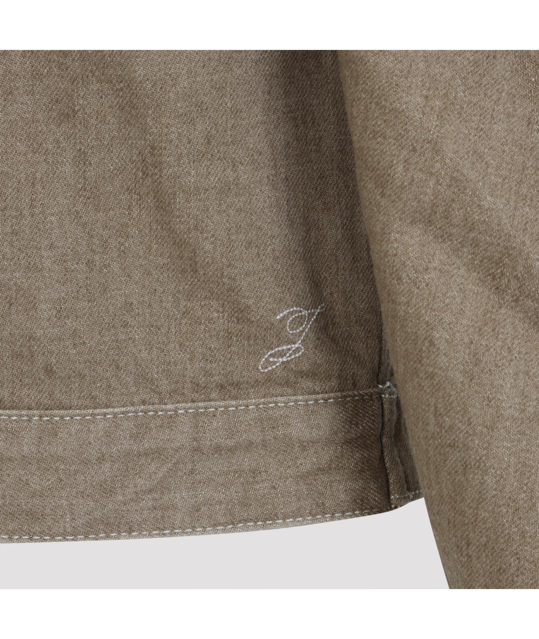 JACQUEMUS Бежевая хлопковая куртка, фото 5