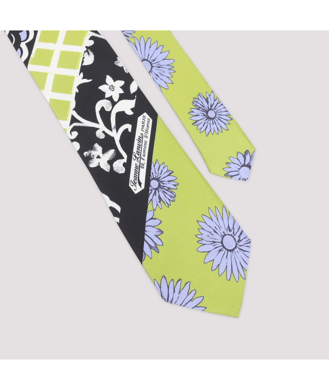 LANVIN Мульти шелковый галстук, фото 3