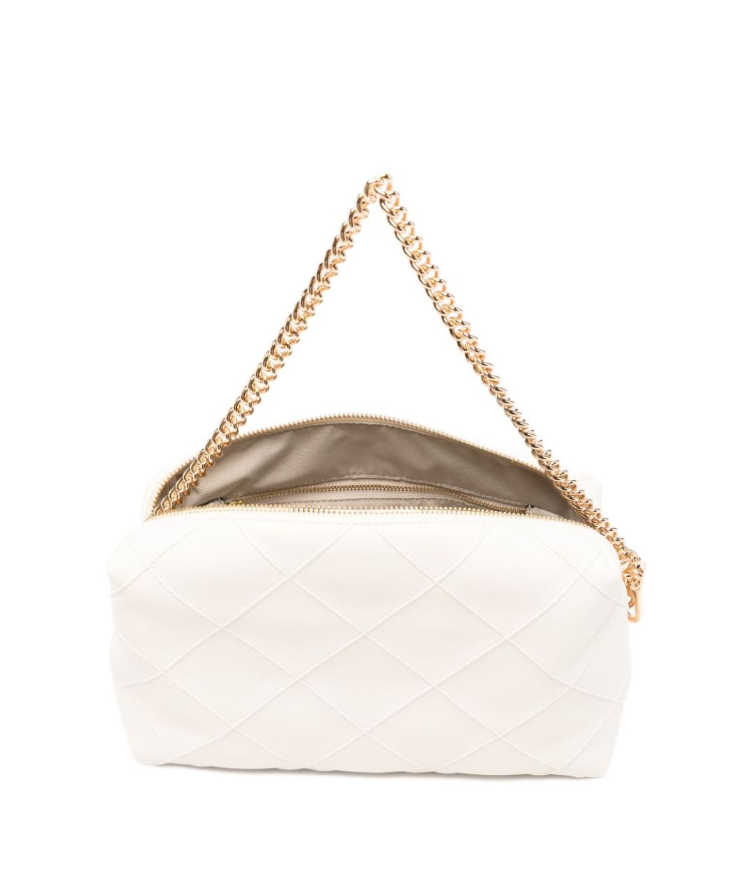 TORY BURCH Бежевая кожаная сумка через плечо, фото 3