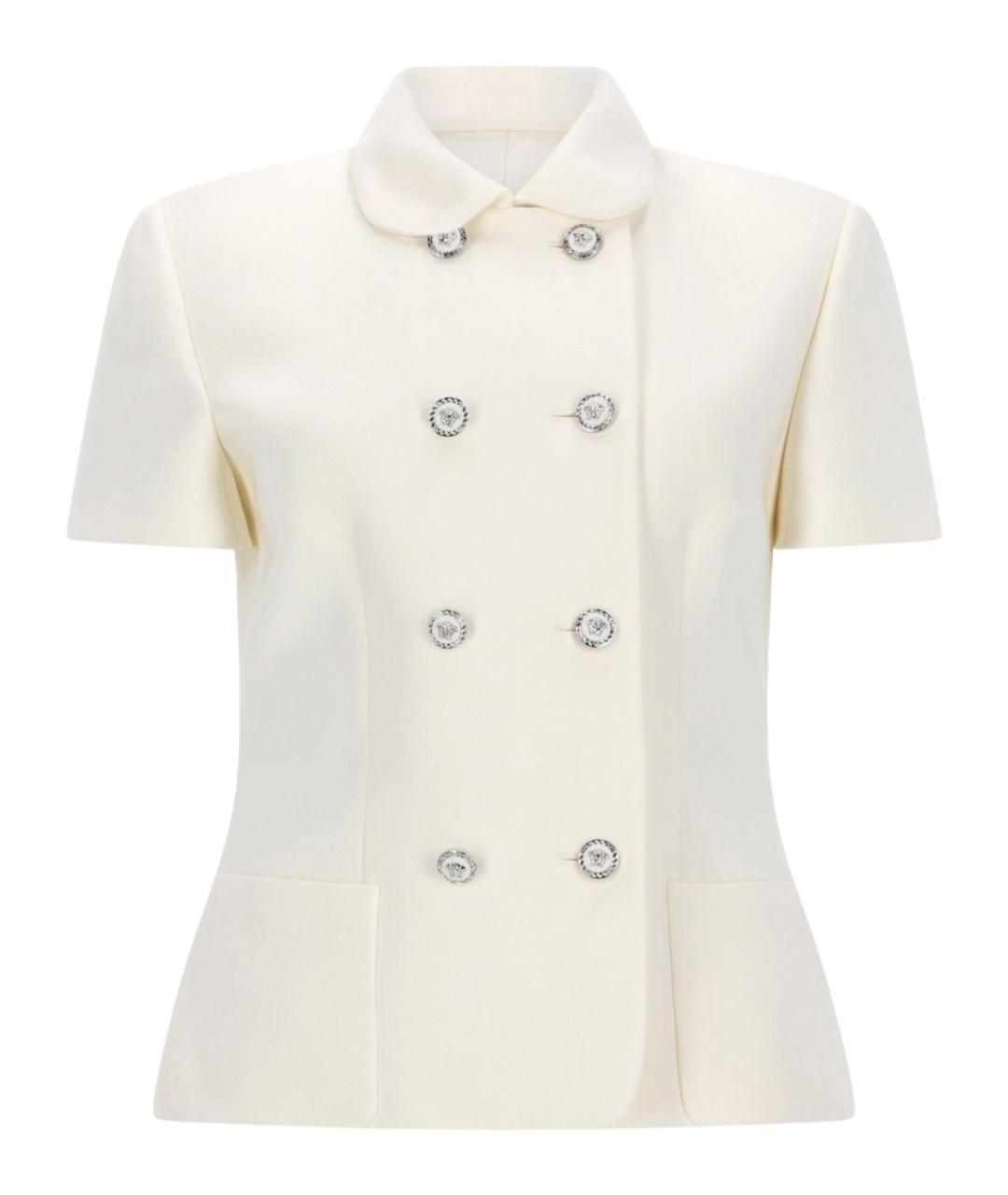 VERSACE Белый шерстяной жилет, фото 1