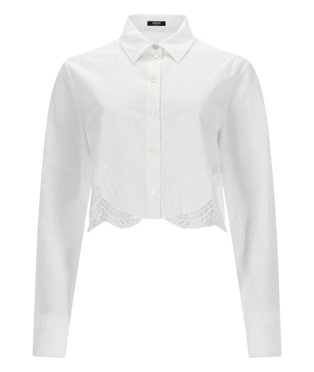 VERSACE Белая хлопковая рубашка, фото 1