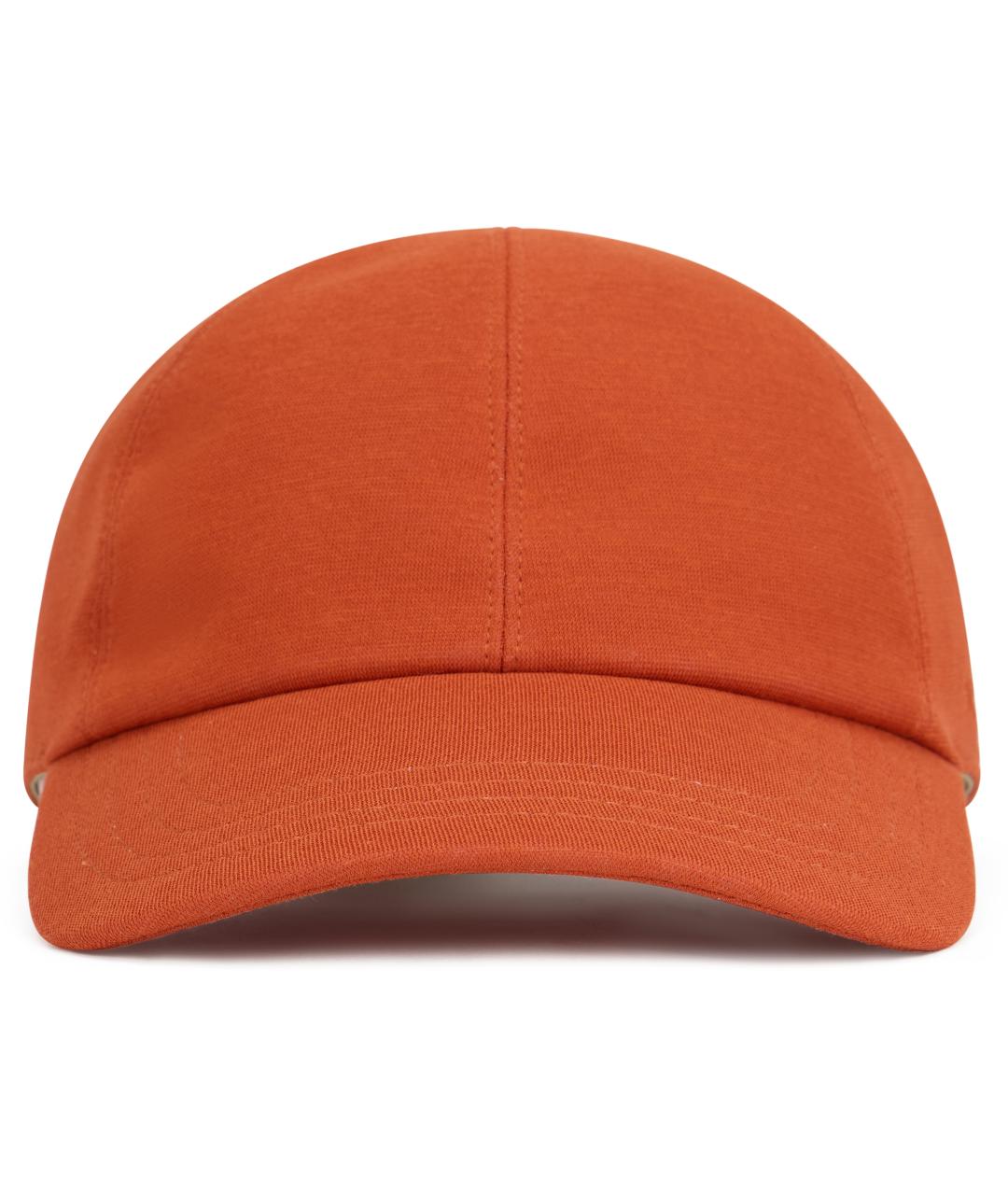 SLOWEAR Оранжевая хлопковая кепка/бейсболка, фото 2
