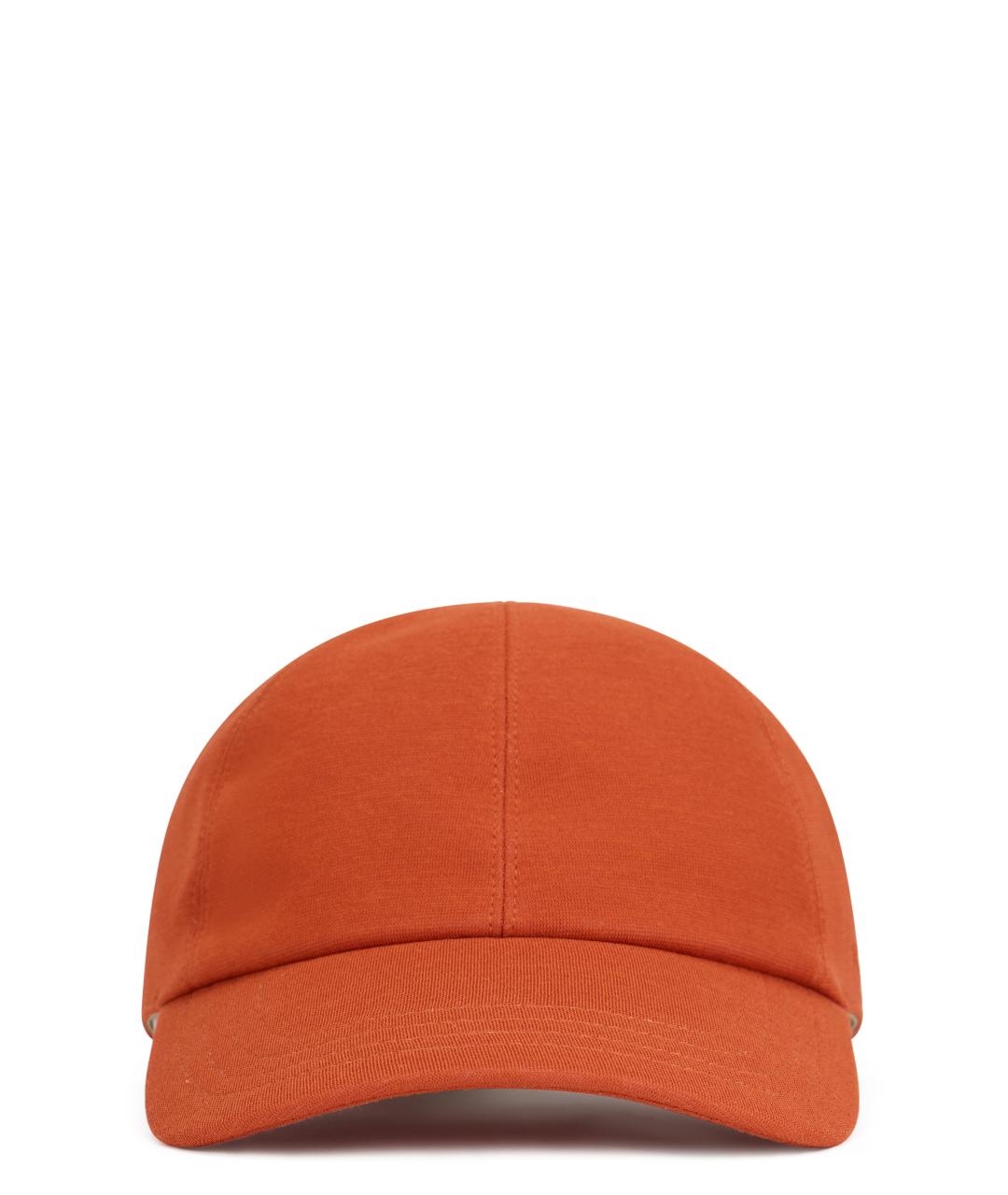 SLOWEAR Оранжевая хлопковая кепка/бейсболка, фото 1