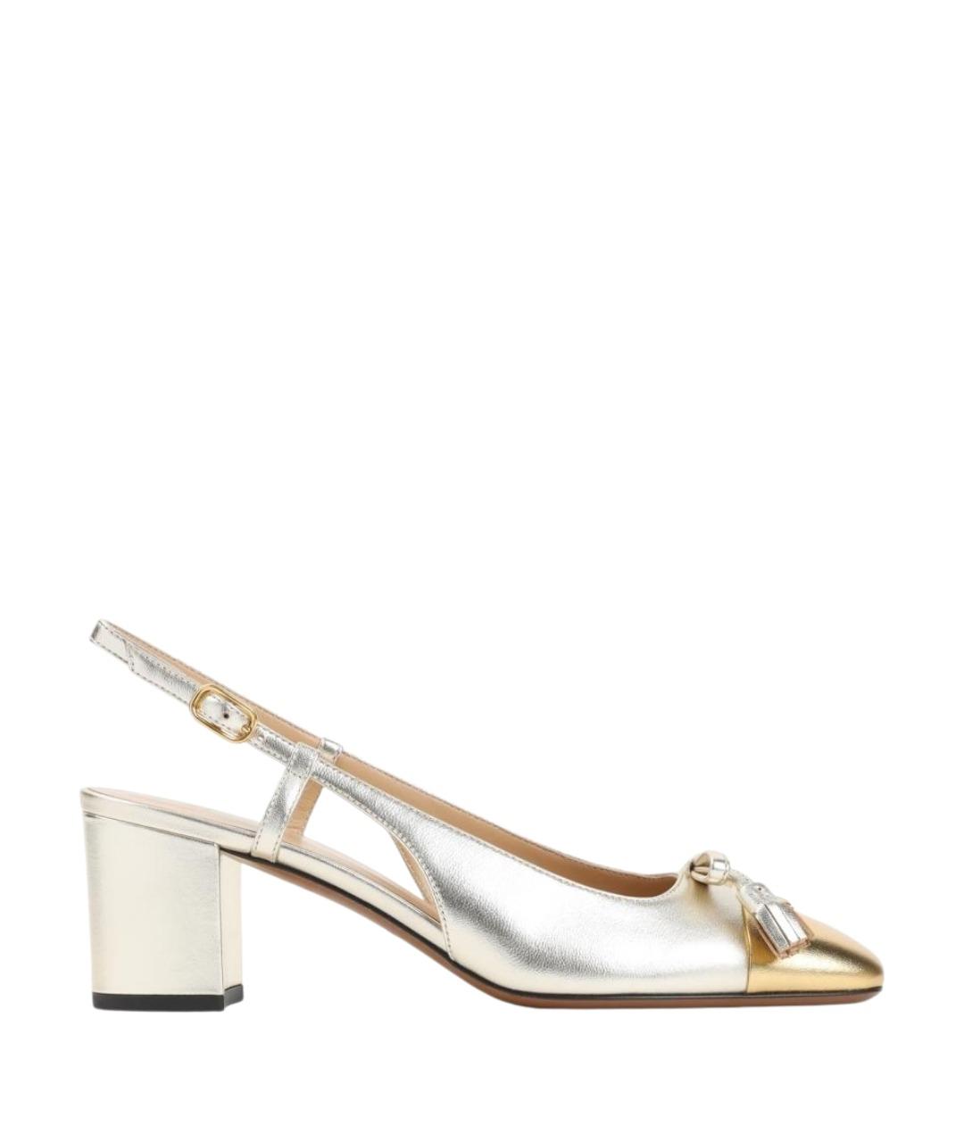 VALENTINO Серебряные кожаные туфли, фото 1