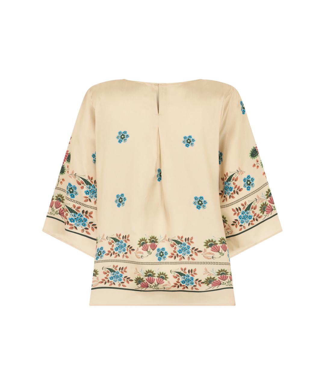 WEEKEND MAX MARA Мульти шелковая блузы, фото 2