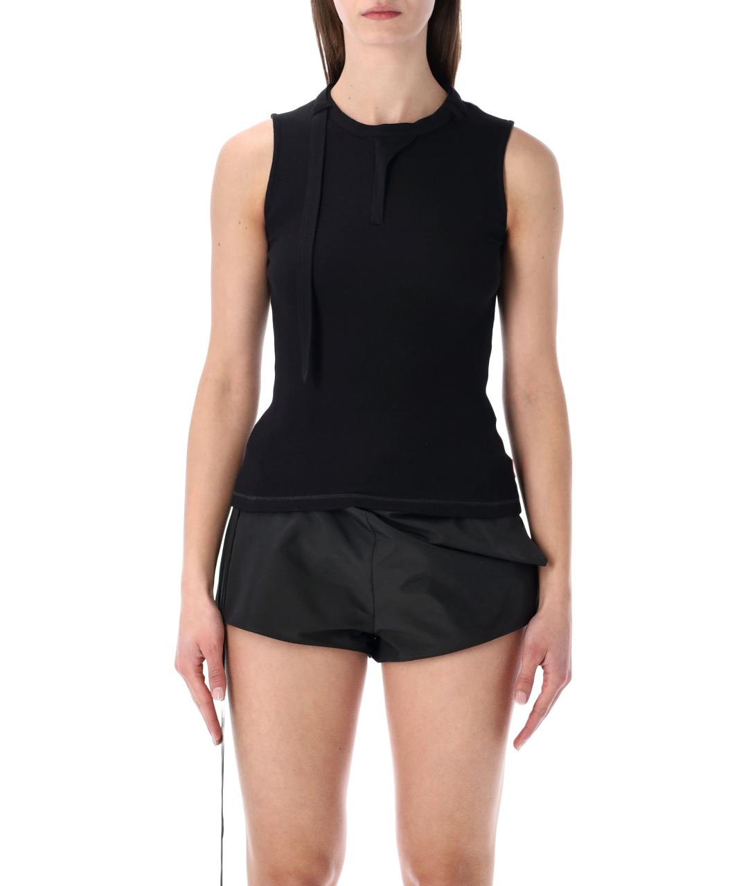 DIESEL Черная хлопковая майка, фото 1