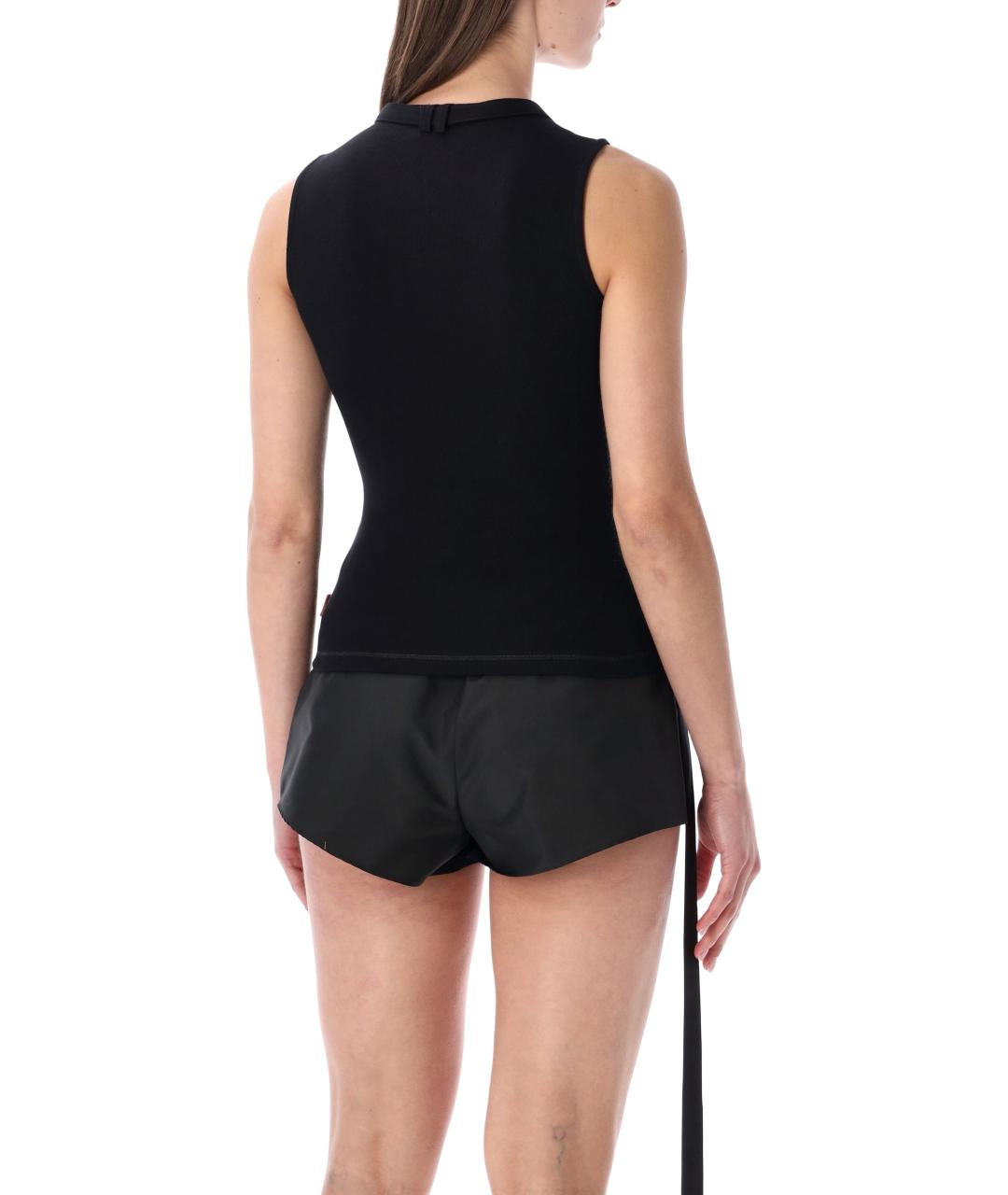 DIESEL Черная хлопковая майка, фото 2