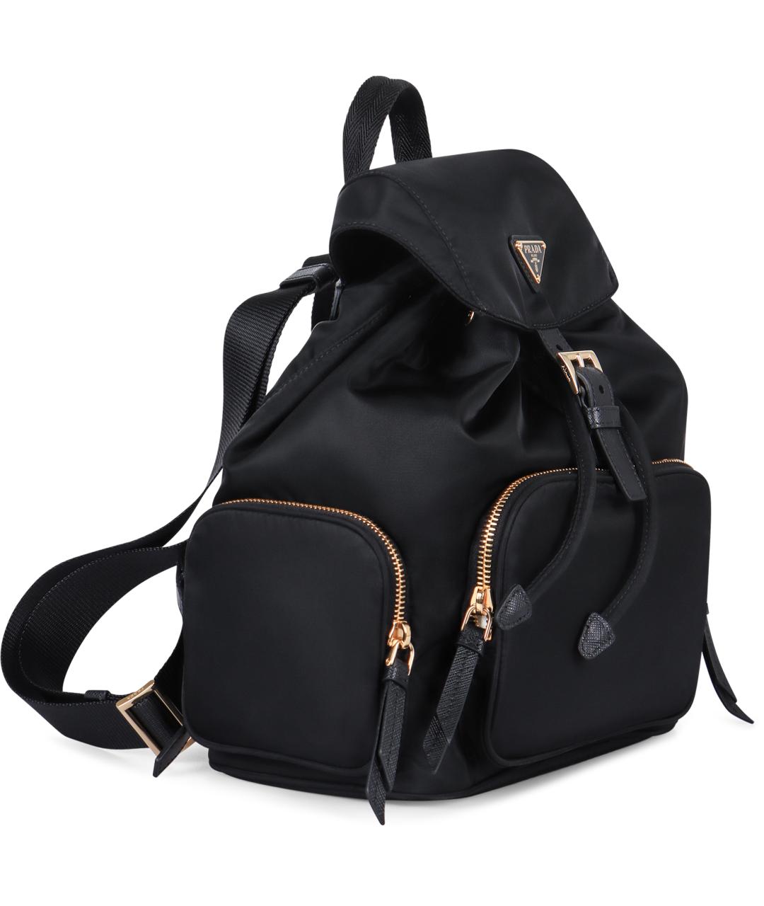 PRADA Черный синтетический рюкзак, фото 3