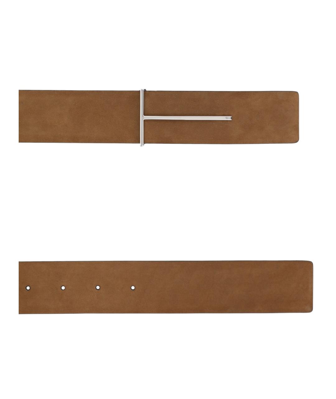 TOM FORD Коричневый замшевый ремень, фото 3