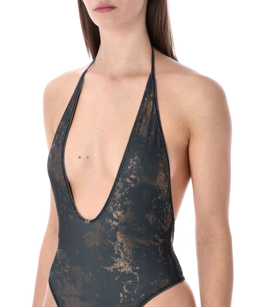 DIESEL Черный полиэстеровый купальник, фото 3