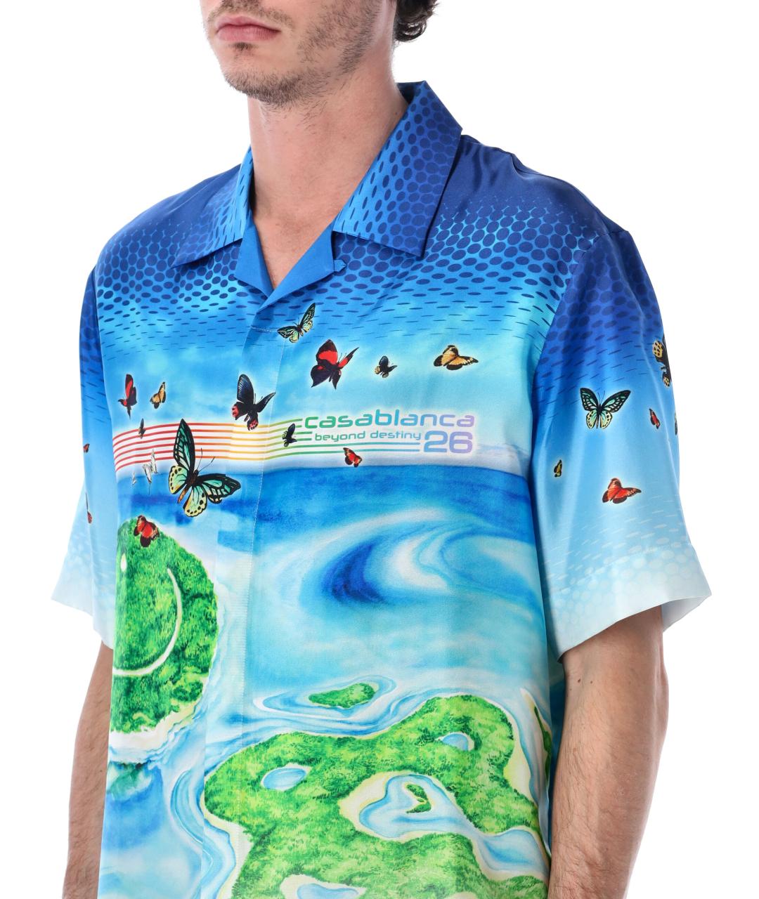 CASABLANCA Мульти шелковая кэжуал рубашка, фото 3