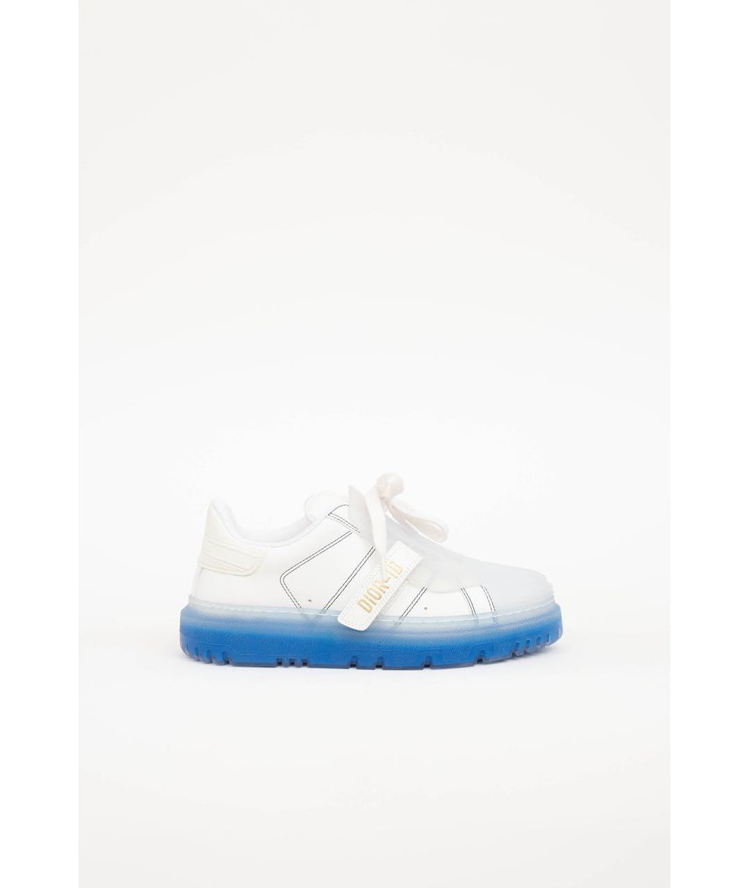 CHRISTIAN DIOR Белые кожаные кроссовки, фото 6