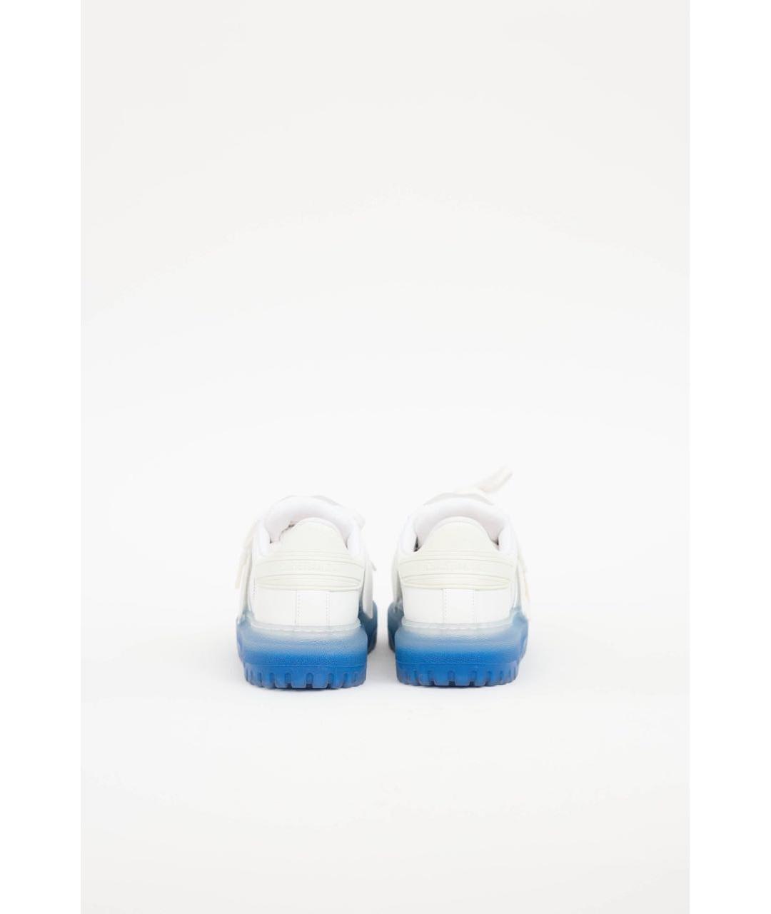 CHRISTIAN DIOR Белые кожаные кроссовки, фото 5