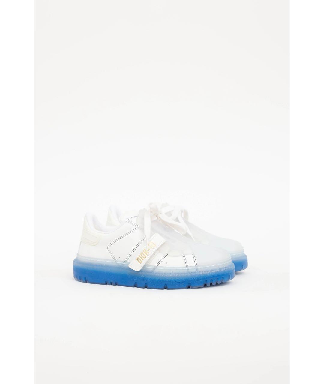 CHRISTIAN DIOR Белые кожаные кроссовки, фото 2