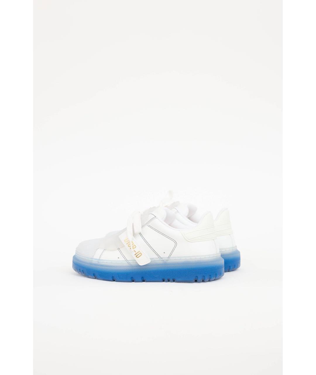 CHRISTIAN DIOR Белые кожаные кроссовки, фото 3