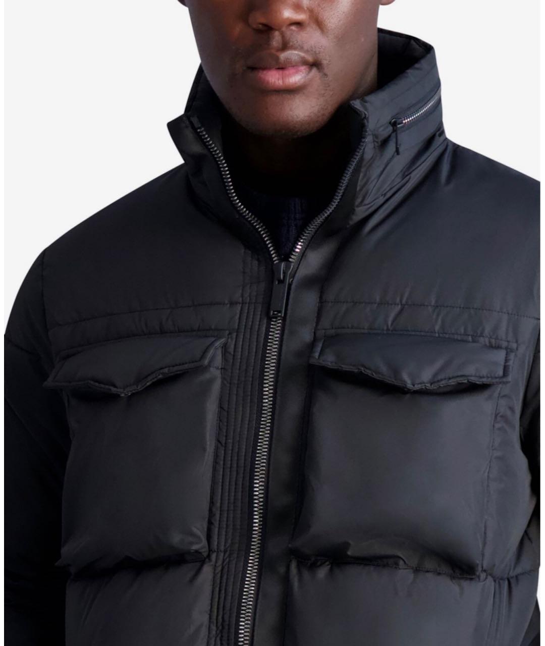 KARL LAGERFELD Темно-синяя полиэстеровая куртка, фото 6