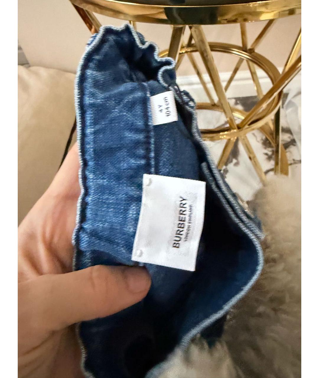 BURBERRY Детские джинсы, фото 3