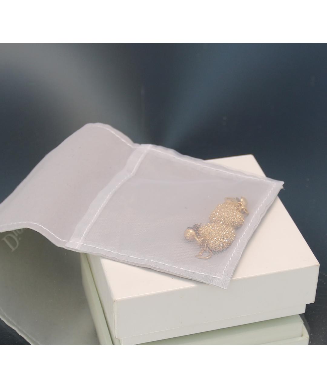 CHRISTIAN DIOR Золотые позолоченные серьги, фото 7