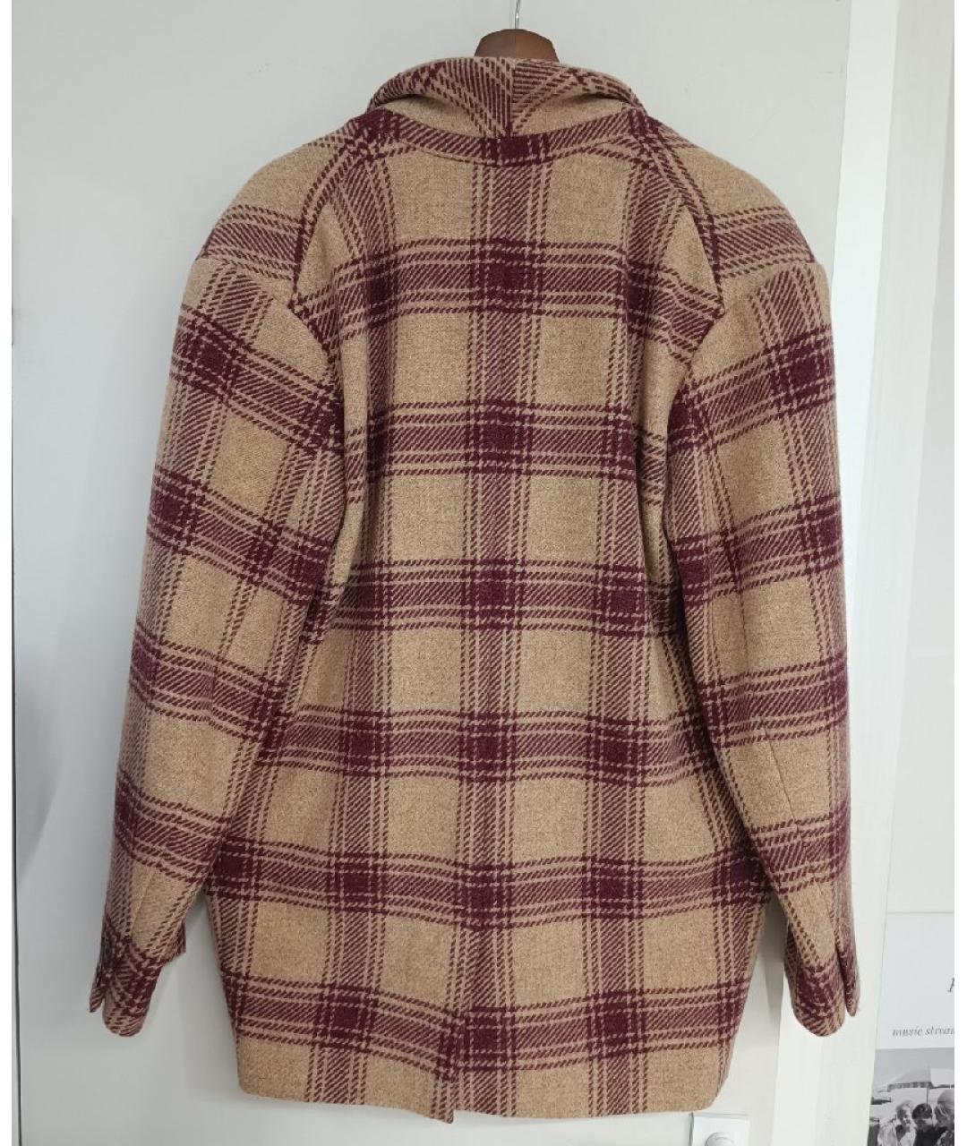 ISABEL MARANT Бежевый шерстяной жакет/пиджак, фото 2